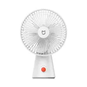 XIAOMI Mijia Portable Desk Fan USB Rechargeable Handheld Mini Electric Fans Cordless Air Cooling Small Fan 4 Gears Speed