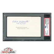 1961 Nobel Prize Winner Robert Hofstadter Signed Autographed 3x5 Index Card - PSA/DNA