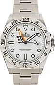 Pre-Owned Rolex Explorer II Polar White Dial 226570