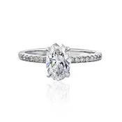 1.06 carat Round Diamond L/SI1 Engagement Ring