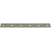 12 in. x 1-1/8 in. Zinc Mending Plate