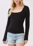 Bailiee Square Neck Long Sleeve