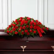 Dearly Departed Casket Spray 0115