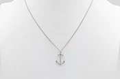 Diamond Anchor Pendant