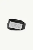 Numeric leather belt
