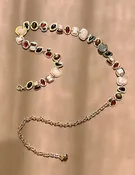 Aitana Multi-Stone Chain Belt