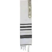Acrylic Tallit Black