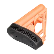 EX Performance Adjustable Stock - AR15/AR10 - Mil Spec - Less Lethal Orange
