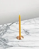 Artisanal Mini Beeswax Taper Candles | Handcrafted Slow Living Illumination | marble & milkweed — marble & milkweed