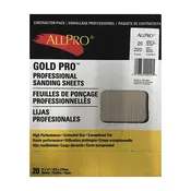 ALLPRO Gold Pro Sanding Sheets