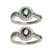 0.56 Carat Natural Alexandrite in Classic 18k Ring
