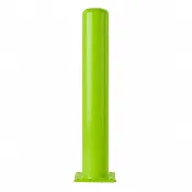 4″ x 36″ Bolt Down Bollard, Lime Green Sch 10
