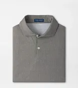Albatross Diamond Cotton-Blend Piqué Polo - Edwin Spread Collar Dark Olive