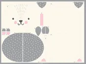 Cut Sew Create Kitty Bed and Mouse Toy Panel 20662 11P Moda Fabric