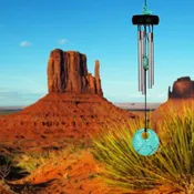 12" Precious Stones Chime - Turquoise