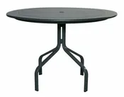 42″ RD Dining Table with aluminum base