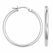 Endless Arc Hinged Hoop Earrings