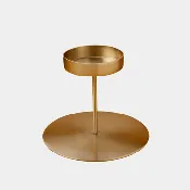 Brass Pillar Candlesticks