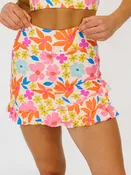 Artsy Floral Ruffle Skirt w/ Bottoms