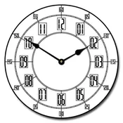 Alton White Clock
