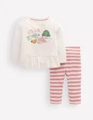 Appliqué Jersey Play Set-Ivory Farm