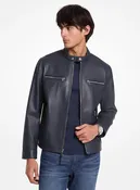 Veste de moto en cuir