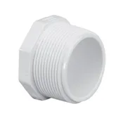 1-1/4 in. Schedule 40 PVC Plug (MIPT) Octagon Head