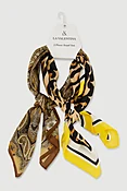 Animal and Paisley Print Multiway 2 Piece Scarf Set
