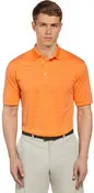 Callaway Golf CGM451 Vent Short Sleeve Open Mesh Polo Shirt - Carrot