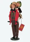 Byers' Choice Caroler, Bob Cratchit & Tiny Tim (209)