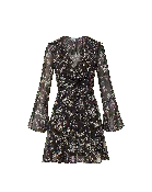 Adrienne Silk Mini Dress