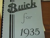 1935 Buick Sales meeting Book