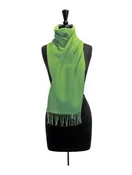 100% Baby Alpaca Brights Scarf - Coral