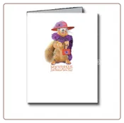 Red Hat Squirrel  Card