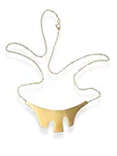 Año Necklace | Silver & Brass