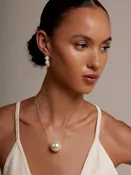 Ava Pearl Necklace - Pearl