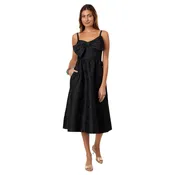 Wholesale Lilly Pulitzer Ellara Jacquard Midi Bow Onyx Leaf an Impress