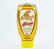 16oz Raw Clover Honey Inverted Squeeze Bottle