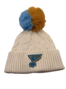 LADIES LUSSO NOTE ASTRID POM KNIT - CLOUD