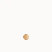 14k Gold Disk Flat Back Stud