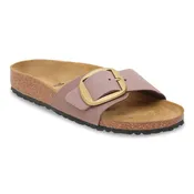 Madrid Big Buckle Nubuck Leather Faded Purple