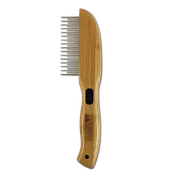 Bamboo Groom Rotating Pin Comb — Jeffrey's Natural Pet Foods