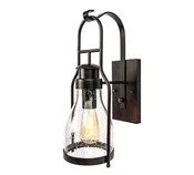 Retro Lantern Wall Sconce Rubbed Bronze Model MUS109