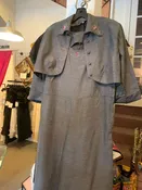 1950s Gray 2 Piece Dress + Jacket