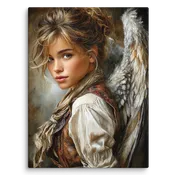 Angel Canvas Wall Art – I Was Already There Christian Wall Decor