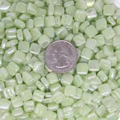 01-i Pastel Green Kismet 8mm Loose Tile