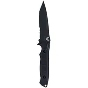 Benchmade 141SBK Nimravus Tanto Knife Serrated Coated Black