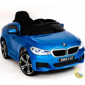 BMW Ride on Toy Car 6 GT with Leather Seat and LED lights – Blue