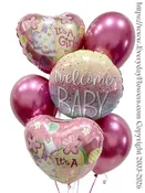Baby Girl Balloon Bouquet