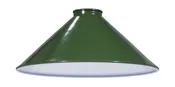 10 1/4" Industrial Style Metal Cone Shade, 2-1/4 inch lip fitter (08386G)